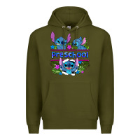 Army Green preview flower stitch blue preschool Premium Hoodie - AdoDesignShop
