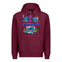 Burgundy preview flower stitch blue preschool Premium Hoodie - AdoDesignShop