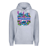 Heather Grey preview flower stitch blue preschool Premium Hoodie - AdoDesignShop