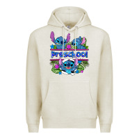Oatmeal Heather preview flower stitch blue preschool Premium Hoodie - AdoDesignShop