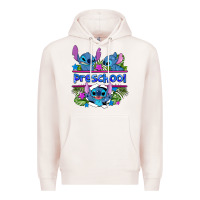 Pale Pink preview flower stitch blue preschool Premium Hoodie - AdoDesignShop
