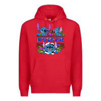 Red preview flower stitch blue preschool Premium Hoodie - AdoDesignShop