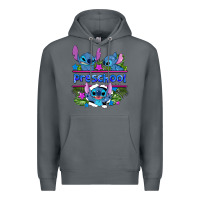 Rock preview flower stitch blue preschool Premium Hoodie - AdoDesignShop