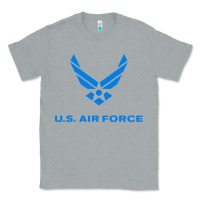 Heather Grey us force usaf distressed Classic Tee - linhVisuals
