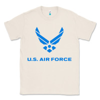 Natural us force usaf distressed Classic Tee - linhVisuals