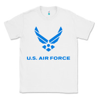 White us force usaf distressed Classic Tee - linhVisuals
