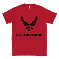 Red us air force usaf distressed Classic Tee - linhVisuals