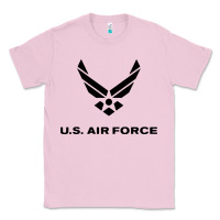 Bubblegum Pink us air force usaf distressed Classic Tee - linhVisuals