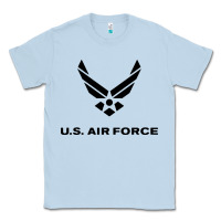 Dusty Blue us air force usaf distressed Classic Tee - linhVisuals