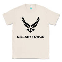 Natural us air force usaf distressed Classic Tee - linhVisuals