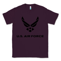 Plum us air force usaf distressed Classic Tee - linhVisuals