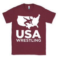 Burgundy usa fight Classic Tee - linhVisuals