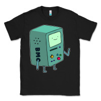 Black Bmo Adventure Time Classic Tee - linhVisuals