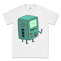 White Bmo Adventure Time Classic Tee - linhVisuals