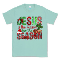 Seafoam jesus is the reason for the season christmas bbs Classic Tee - BundleAndBundleShop