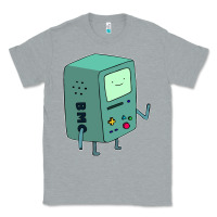 Heather Grey Bmo Adventure Time Classic Tee - linhVisuals