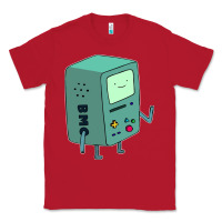 Red Bmo Adventure Time Classic Tee - linhVisuals
