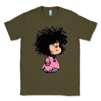 Army Green MAFALDA Classic Tee - linhVisuals