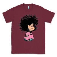 Burgundy MAFALDA Classic Tee - linhVisuals