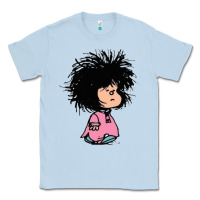 Dusty Blue MAFALDA Classic Tee - linhVisuals