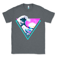Charcoal Heather vaporwave aesthetic Classic Tee - linhVisuals