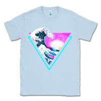 Dusty Blue vaporwave aesthetic Classic Tee - linhVisuals
