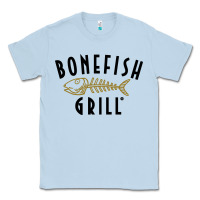Dusty Blue bonefish grill Classic Tee - linhVisuals
