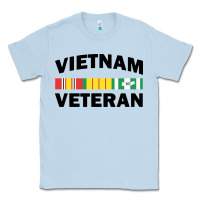 Dusty Blue vietnam veteran flag Classic Tee - linhVisuals