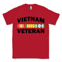 Red vietnam veteran flag Classic Tee - linhVisuals
