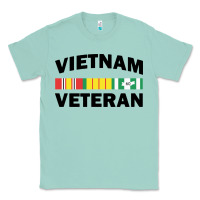 Seafoam vietnam veteran flag Classic Tee - linhVisuals