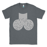 Charcoal Heather dick head ball sack Classic Tee - linhVisuals