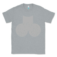 Heather Grey dick head ball sack Classic Tee - linhVisuals