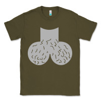Army Green dick head ball sack Classic Tee - linhVisuals