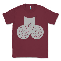 Burgundy dick head ball sack Classic Tee - linhVisuals
