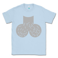 Dusty Blue dick head ball sack Classic Tee - linhVisuals