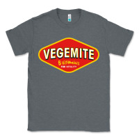 Charcoal Heather vegemite Classic Tee - linhVisuals