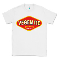 White vegemite Classic Tee - linhVisuals