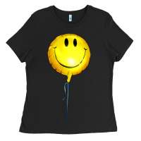 Black Balloon smile Ladies Tee - Artiststas