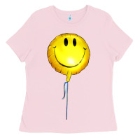 Bubblegum Pink Balloon smile Ladies Tee - Artiststas