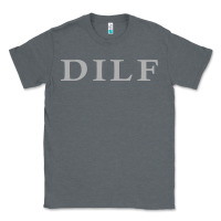 Charcoal Heather dilf Classic Tee - linhVisuals