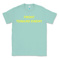 Seafoam FRONT TOWARD ENEMY Classic Tee - linhVisuals