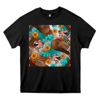 Black western cowboy hat seamless pattern Heavy Core Tee - BundleAndBundleShop