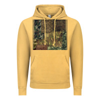 Vintage Mustard camouflage leopard patches Vintage Hoodie - BarkalooDesign