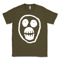 Army Green the mighty boosh monkey skull Classic Tee - linhVisuals