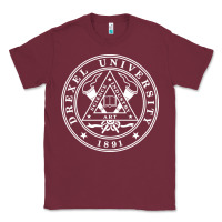 Burgundy drexel university Classic Tee - linhVisuals