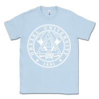 Dusty Blue drexel university Classic Tee - linhVisuals