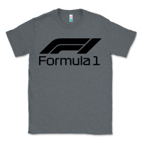 Charcoal Heather formula 1 Classic Tee - linhVisuals
