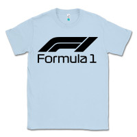 Dusty Blue formula 1 Classic Tee - linhVisuals