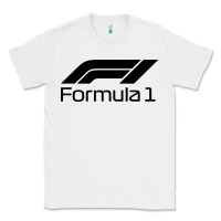 White formula 1 Classic Tee - linhVisuals
