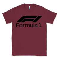 Burgundy formula 1 Classic Tee - linhVisuals